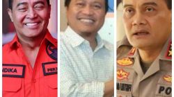 Kolase Jenderal (Purn) Andika Perkasa, "Jenderal Santri" Gus Yusuf Chudlori dan Komjen Pol Ahmad Luthfi