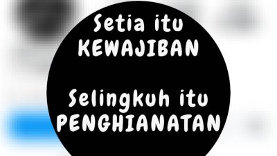 Ilustrasi larangan selingkuh dan kumpul kebo