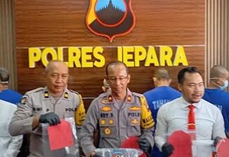 Polres Jepara gelar ungkap kasus tindak pidana perjudian jenis qiu-qiu, Senin (28/10/2024)