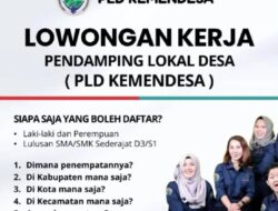 Syarat Daftar Pendamping Lokal Desa Kemendes, Cek Link Ini