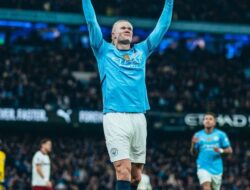 Seconds of Haaland’s Brilliant Goal, Ball Goal Makes Areola Gaze, Man City vs West Ham 4-1, Guardiola Deserves Jemawa
