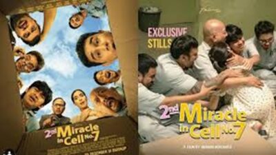 Kolase Flyer film 2nd Miracle in Cell No. 7 yang dibintangi Vino G Bastian. (Foto:Ist)