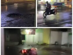 Detik-detik Pengendara Motor Terjungkal Gegara Jalan Berlubang di Bangsri, Ketua DPRD Jepara Langsung Telpon Kadis PUPR: Jangan Sampai Jatuh Korban Lagi