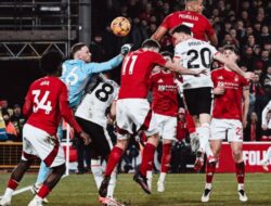 Detik-detik Tandukan Diogo Jota Hempaskan Mimpi Chris Wood Cs, Nottingham Forest vs Liverpool 1-1