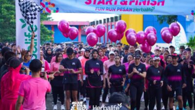 Ratusan Peserta Meriahkan Fun Run & Aeromix Komunitas Herbalife Kudus Raya, Dukung Pekan Sarapan Sehat (Foto: Ist)