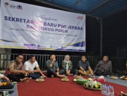PWI Jepara Gelar Diskusi Transisi Kepemimpinan Daerah, Ini Progam 100 Hari Bupati Baru Witiarso Utomo