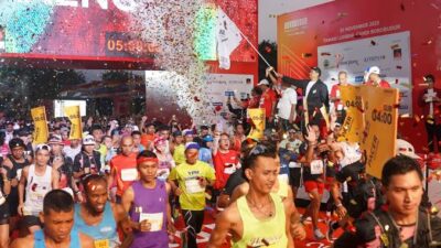 158 Pelari Asing dari 26 Negara Ikuti Borobudur Marathon 2025, Peserta Tempuh Rute Baru