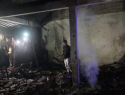 KRONOLOGI Terbakarnya Ruko Konter HP di Dekat Lokasi Perang Obor Tegalsambi, Bupati Langsung Cek Lokasi
