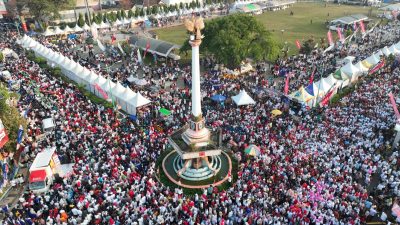 Peserta Mlaku Bareng Membludak, Sekda Jepara Sampaikan Permohonan Maaf