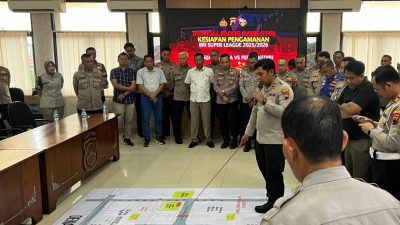 Persijap vs Persik Kediri Digelar di SGBK Jepara, Amankan Laga Ratusan Personel Gabungan Diterjunkan