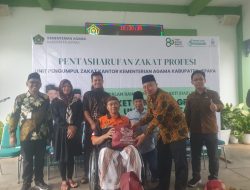 Puluhan Penyandang Disabilitas Terima Sembako Hari Amal Bakti ke-80 Kemenag RI Jepara