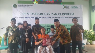 Puluhan Penyandang Disabilitas Terima Sembako Hari Amal Bakti ke-80 Kemenag RI Jepara
