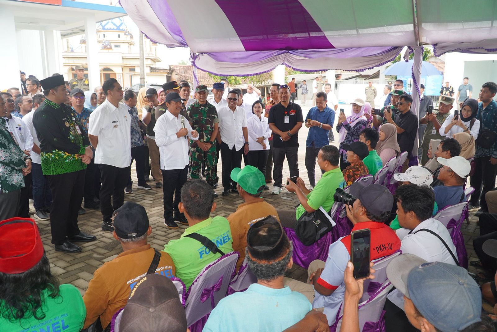 SPBN Segera Dibangun di Kampung Nelayan MP Bumiharjo Keling, Ini Harapan Menteri Trenggono