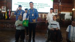 Matori Semringah, 100 Difabel dan Ribuan Warga Jepara Disasar Bantuan Logistik Jelang Lebaran 