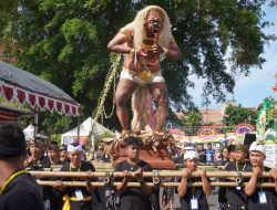 PENAMPAKAN Ogoh-ogoh Dharma Santi Nyepi di Jepara, Pertama Kali Digelar di Pendopo Kartini