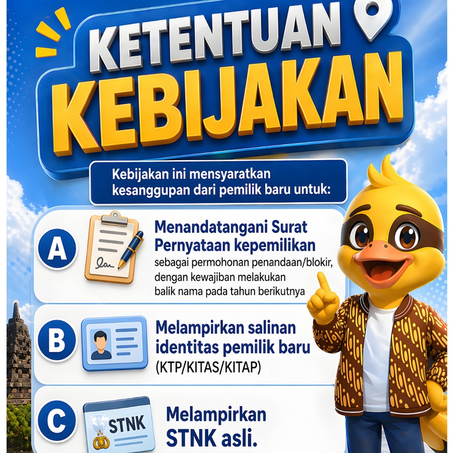 Tiru Jabar, Ahmad Luthfi Berlakukan Pembayaran Pajak Kendaraan Tanpa KTP Pemilik Lama