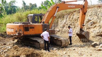 Tim Gabungan Sikat Tambang Ilegal di Desa Rajekwesi Mayong