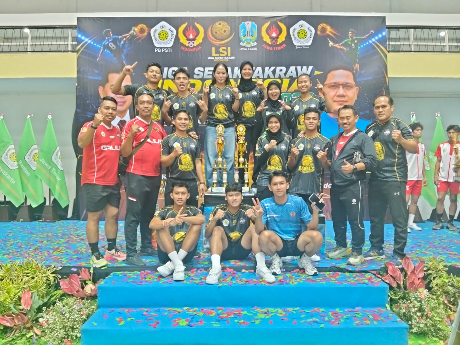 Jateng Kawinkan Gelar Juara Liga Sepak Takraw 