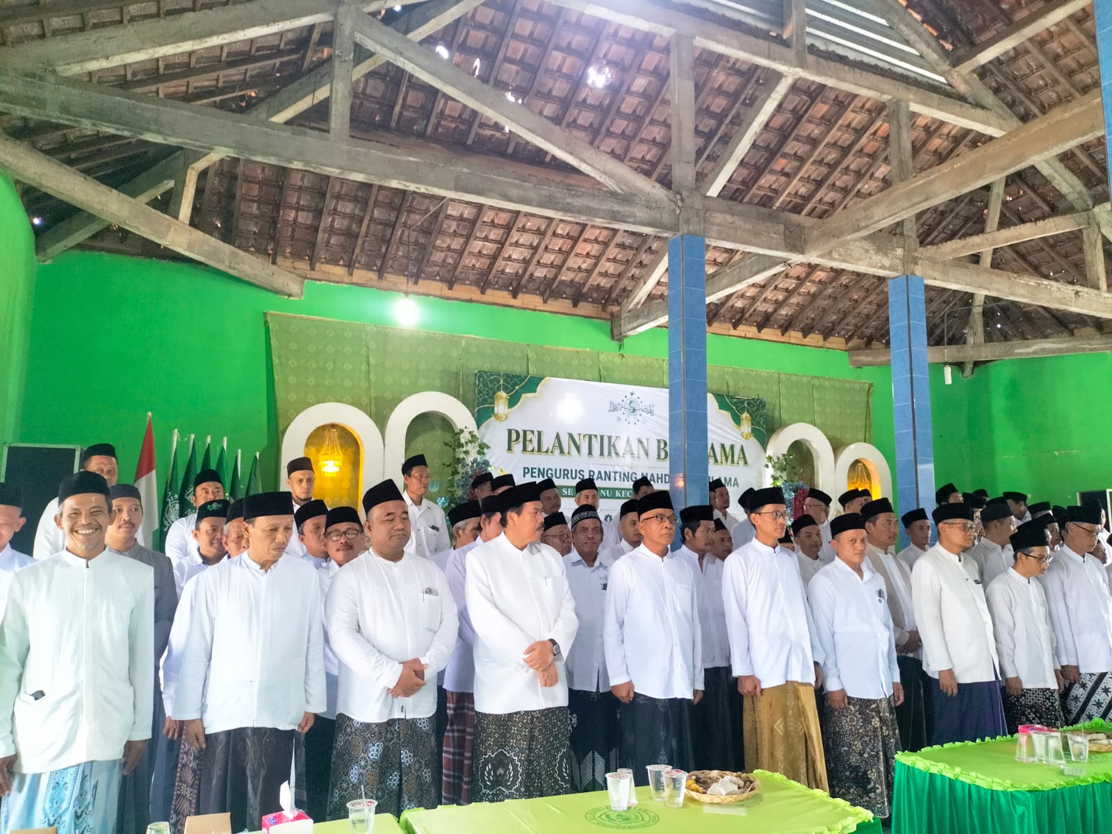 Lantik 9 Ranting NU se-Batealit yang Dilantik, Rais Syuriah PCNU Jepara: Jangan Tidur di Rumah ...