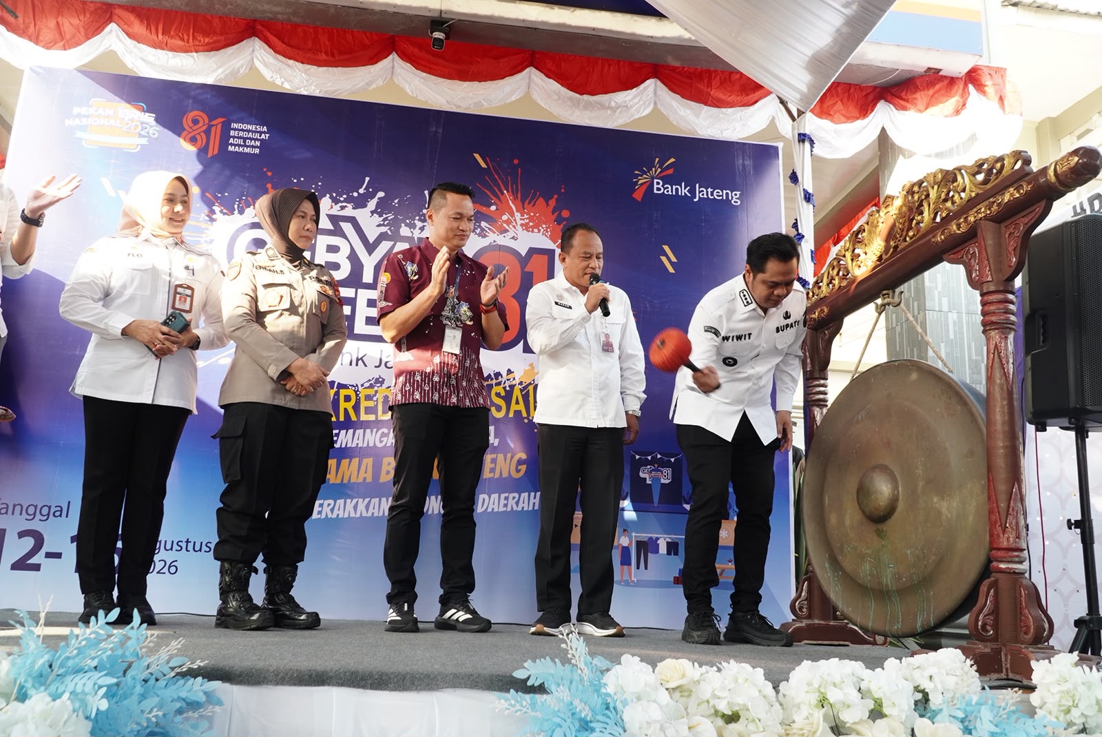 Gebyar Fest 81 Bank Jateng, Bupati Ingin Jadi Ruang Perkuat UMKM 8 Kecamatan Jepara