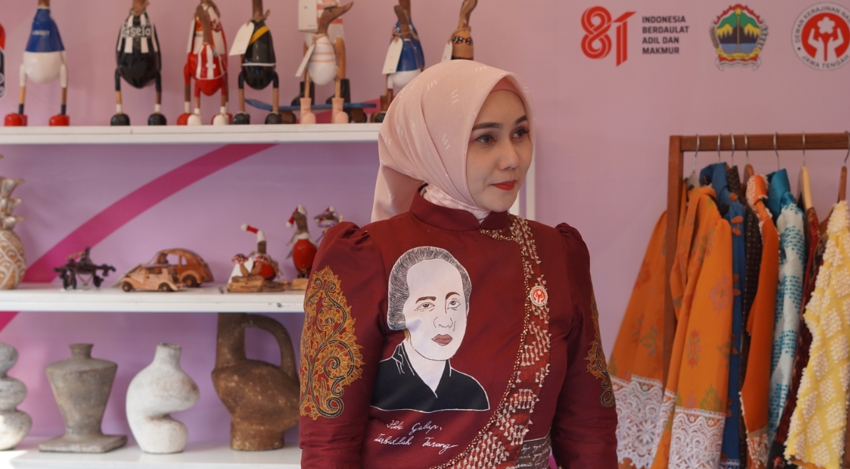 CARA Dekranasda Jepara Kenalkan Produk Unggulan dan Budaya Lokal di HUT Jaten