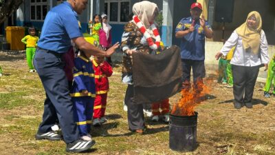 CARA Bunda PAUD Jepara Edukasi Keselamatan Anak, Gandeng Damkar Perkuat Kesiapsiagaan Bahaya Kebakaran