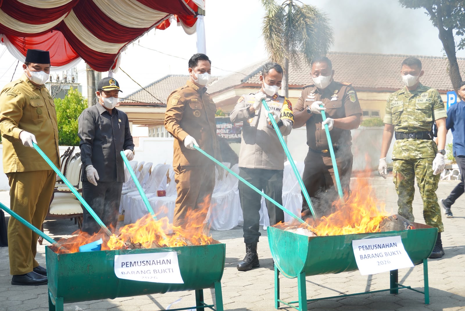 1,2 Kg Sabu Dimusnahkan, Jepara Perkuat Pencegahan Narkoba